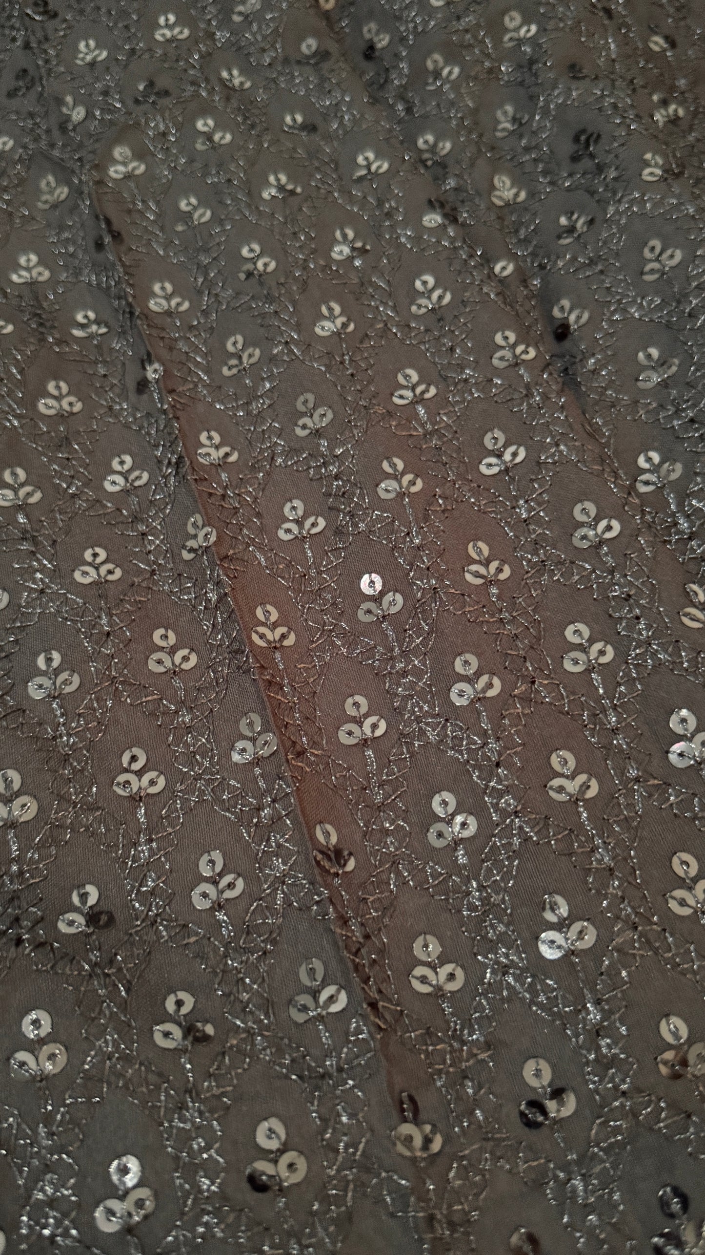 Close-up of a textured surface with small circular patterns