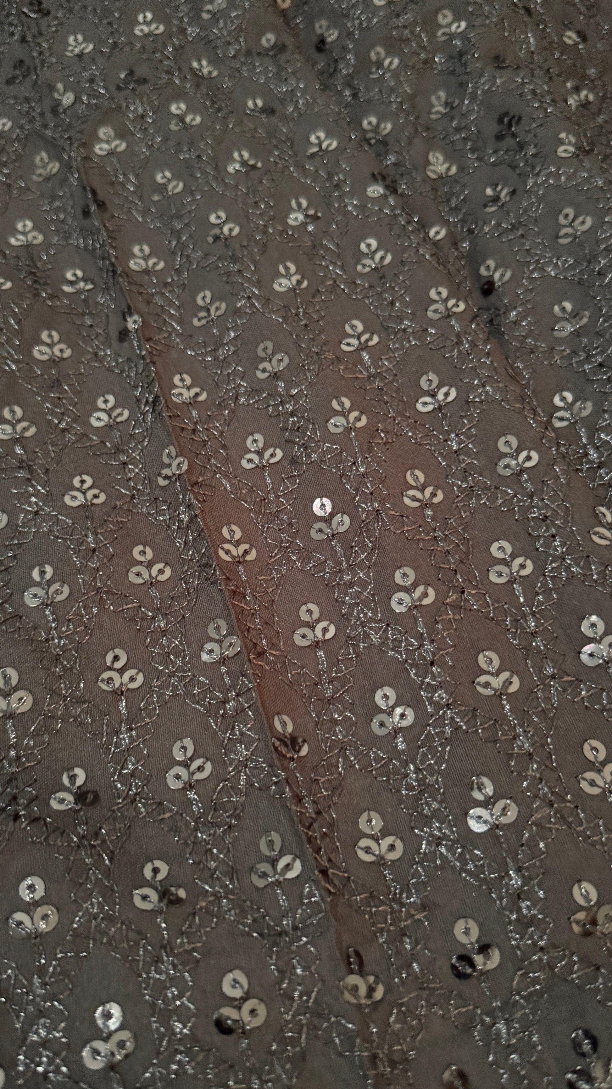 Close-up of a textured surface with small circular patterns