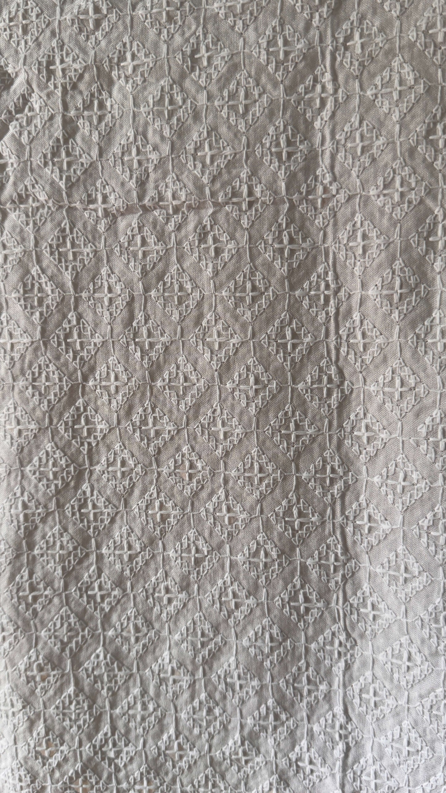 Textured gray fabric with a subtle pattern