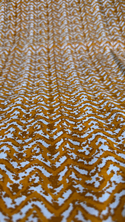Close-up of a textured surface with wavy pattern